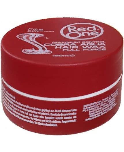 Red One Cire Coiffante Puissance Maximale Cobra Aqua Wax Full Force