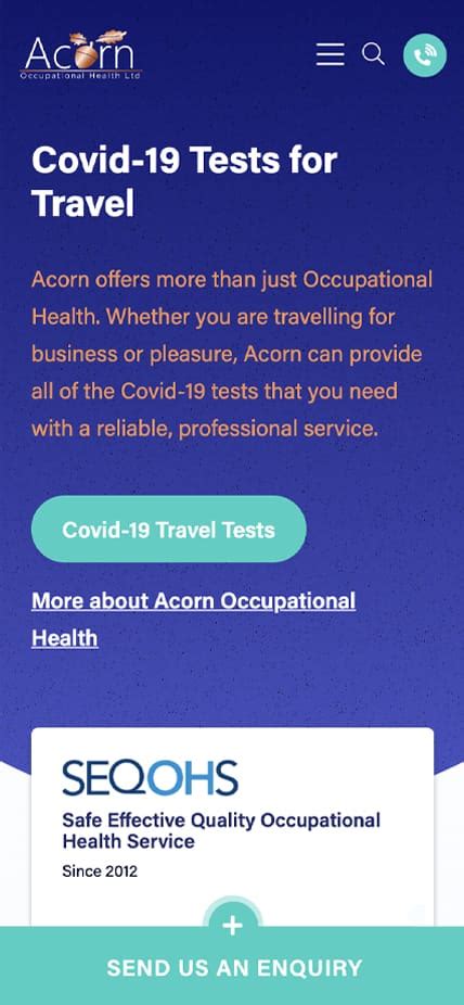 Acorn Occupational Health Our Projects So Marketing