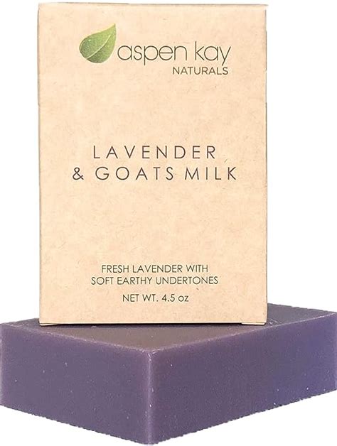 Lavender Goats Milk Soap Bar Natural And Organic Soap