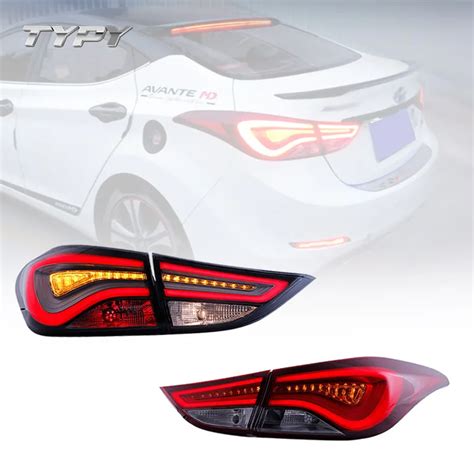 Luz Trasera De Coche Para Hyundai Elantra 12 17 L Mpara LED De