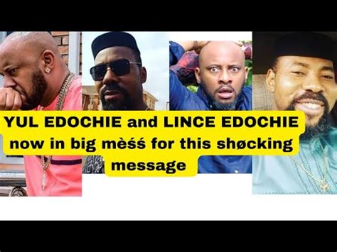 shøckingLINCE EDOCHIE seňdš shøcking message to YUL EDOCHIEhis in