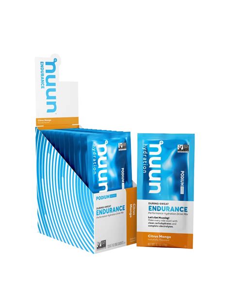 Nuun Endurance Hydration Drink Mix Single Serving 12 Pack Trek Bikes