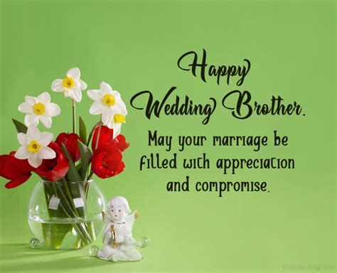 Heartwarming Wedding Wishes For Your Brother Wishesmsg