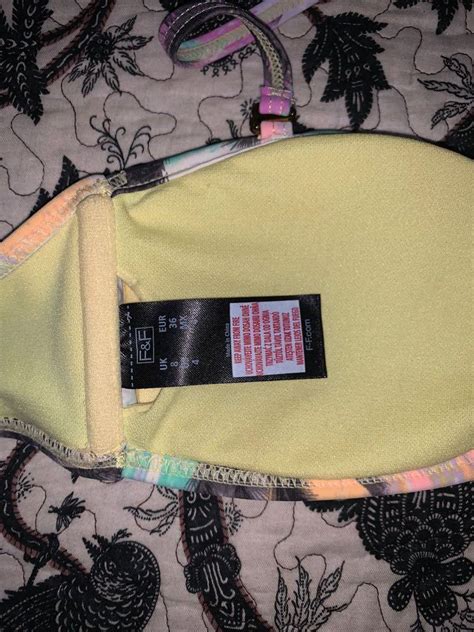 F F Bikini Top Women S Fashion Swimwear Bikinis Swimsuits On Carousell