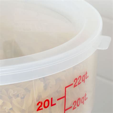 Cambro Rfsc12pp190 Translucent Lid For Cambro Translucent 12 18 And