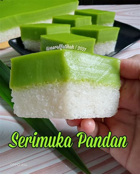 Cara Buat Kuih Seri Muka Lembut Gedik Dan Sedap Mudah Guna Sukatan