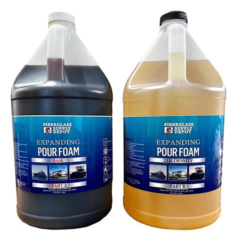 2 Lb Density Expanding Foam Kit Polyurethane Liquid Foam For Boat