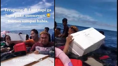 KECELAKAAN Kapal Rombongan Kondangan Di Laut Sulawesi Tak Panik Malah