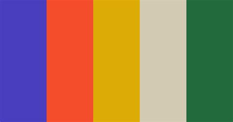 Bright Colors Of Vintage Color Scheme Beige