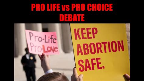 Pro Life Vs Pro Choice Debate Youtube