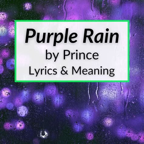 "Purple Rain" Lyrics & Meaning (Prince And The Revolution)