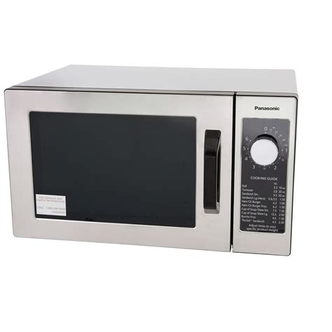 Panasonic Ne Stainless Steel Commercial Microwave Oven With Dial