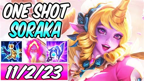 S One Shot Full Ap Soraka Mid Season 12 With Dark Harvest New Build