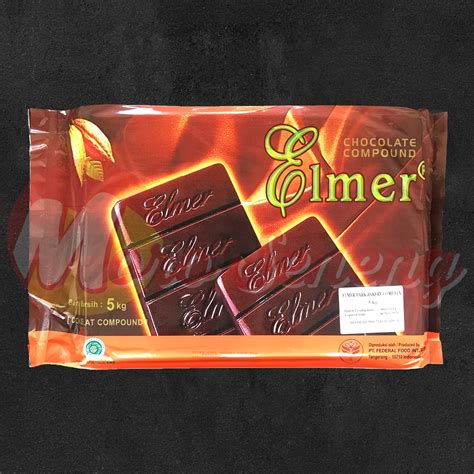 Jual Elmer Dark Chocolate Compound Chocolate Block Coklat Blok