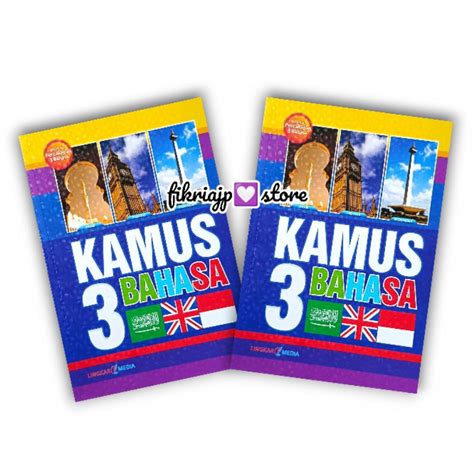 Jual Buku Kamus 3 Bahasa Disertai Percakapan 3 Bahasa Lingkar Media