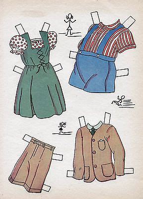 Vintage Abbott Lowe 1370 MY FAVORITE DOLL BOOK 1952 Paper Dolls Uncut