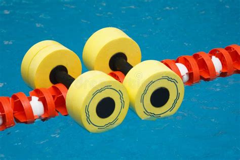 Dumbbells For Aqua Aerobics Stock Image Image Of Exercise Floats