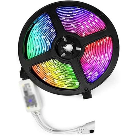 Ruban Led 10M Bande Led 2835 Rgb Ip65 Étanche Flexible Multicolore