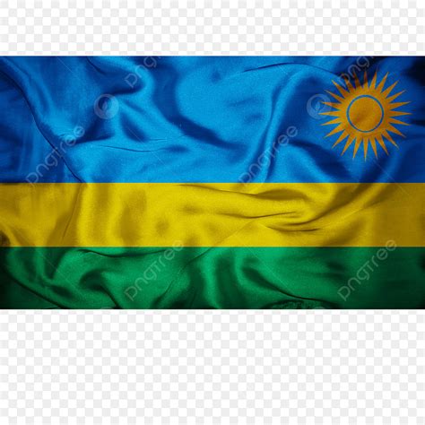 Bandera De Ruanda Transparente Con Tela Png Rwanda Bandera De Ruanda