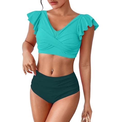 Divhosrg High Waisted Swimsuits For Women Plus Bikini Sets For Women