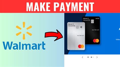 How To Make Payment For Walmart Rewards Card YouTube