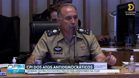 Vídeo Cpi Dos Atos Antidemocráticos Ouve Ex Chefe Do Comando Militar