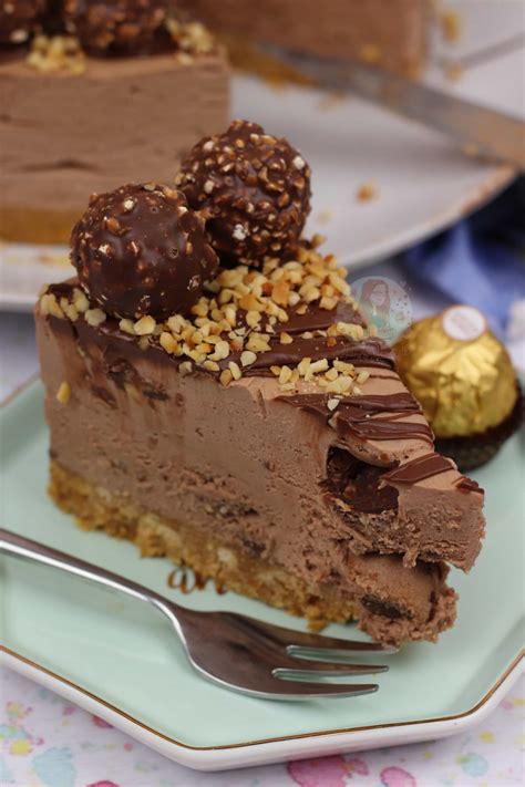 No Bake Ferrero Rocher And Nutella Cheesecake Jane S Patisserie