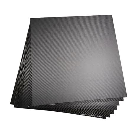 High Temp Plain Weave Carbon Fiber Sheet Plate China Carbon Fiber