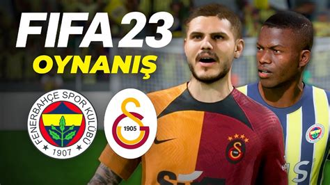 BOL GOLLÜ DERBİ MAÇI FIFA 23 FENERBAHÇE vs GALATASARAY İLK