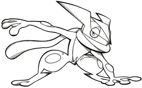 Photos - Bild - Galeria: POKEMON COLORING PAGES GRENINJA