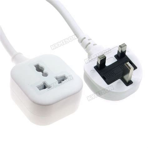 White Meter Meter Singapore Malaysia Power Cord Uk Bs A