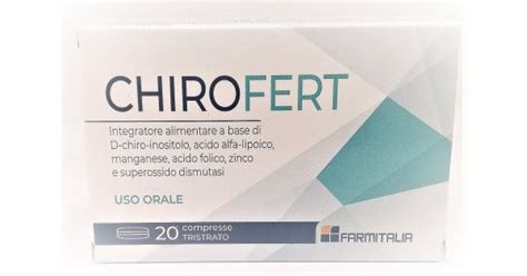 Chirofert 20 compresse migliorare fertilità sistema immunitario di LJ