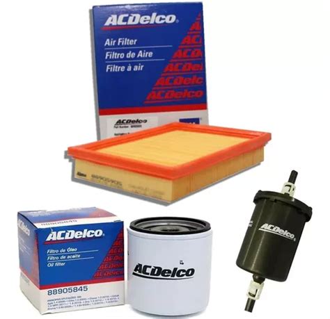 Kit Filtros Aire Aceite Nafta Acdelco Chevrolet Corsa