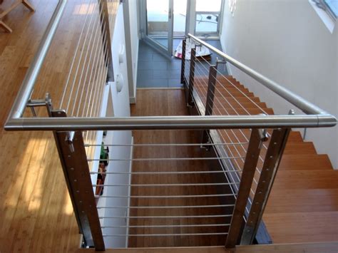 Stair Cable Railing Moderno Escalera Las Vegas De Ultra Tec