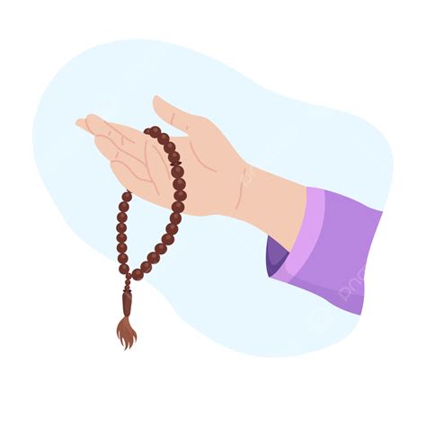 Hand Holding Prayer Beads, Prayer Beads, Pray, Glorify PNG and Vector ...