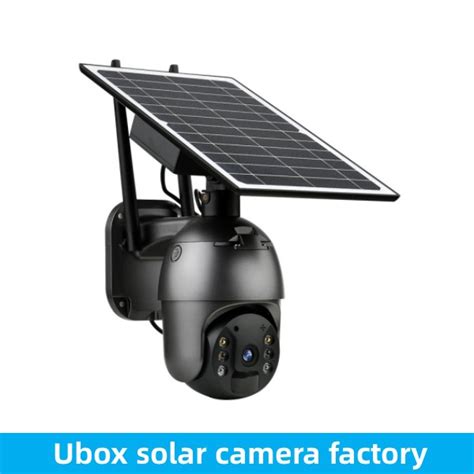 Solar Powered Security Camera S12 China Factory Ubox Solar Camera