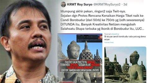 Kronologi Roy Suryo Terjerat Kasus Meme Stupa Dari Buat Laporan Hingga