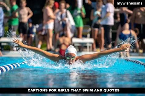 Captions For Girls That Swim And Quotes - MYWISHESSMS