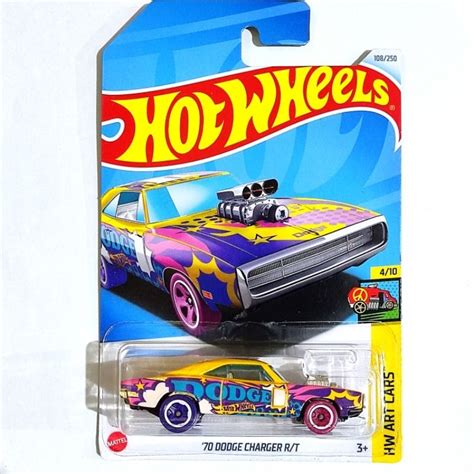 Hot Wheels 道奇 Charger R T 黃色 E 蝦皮購物