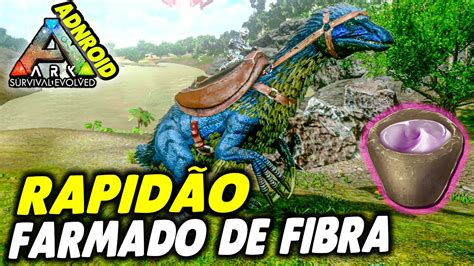 Domando Therizinossauro Super Rapido Farmado De Fibra Ark