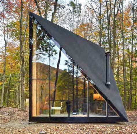 Tiny Cabin In The Woods Exhibits A Unique Crystal Shape