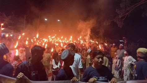 Ribuan Warga Parigi Moutong Ikuti Pawai Obor Menyambut Bulan Suci Ramadhan