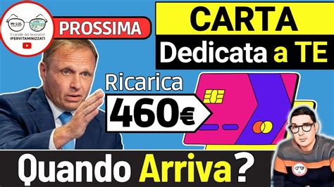 Carta Dedicata A Te Quando Fanno La Prossima Ricarica Bonus