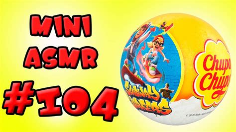Распаковка Мини АСМР #104 Чупа Чупс из серии Subway Surfers - YouTube