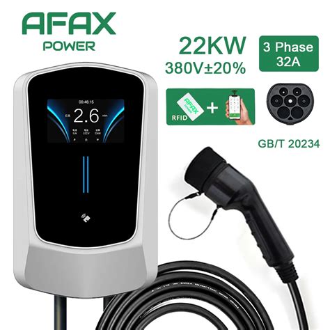 AFAX Cargador EV Para Veh Culo El Ctrico Estaci N De Carga Con Control