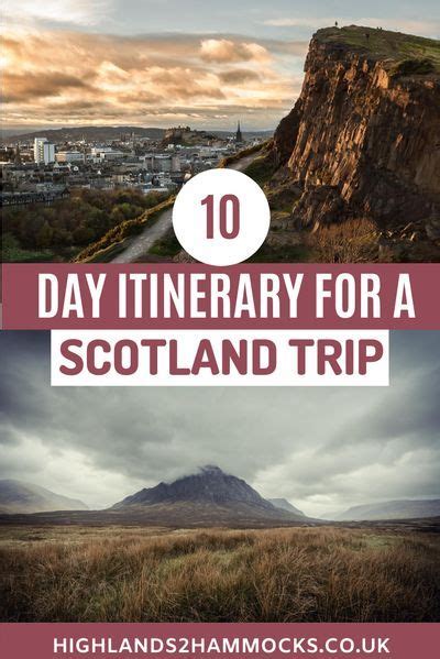 10 Day Scotland Road Trip Itinerary Edinburgh Glasgow And Isle Of Skye Highlands2hammocks