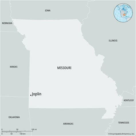 Joplin Missouri Tornado And Map Britannica