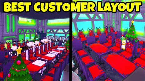 Best Customer Layout In Roblox My Restaurant Youtube