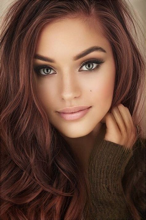 La Belle Femme Hair Colour For Green Eyes Winter Hair Color Hair