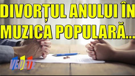 Vestea Care A Zguduit Lumea Muzicii Populare Divor Ul Anului Youtube